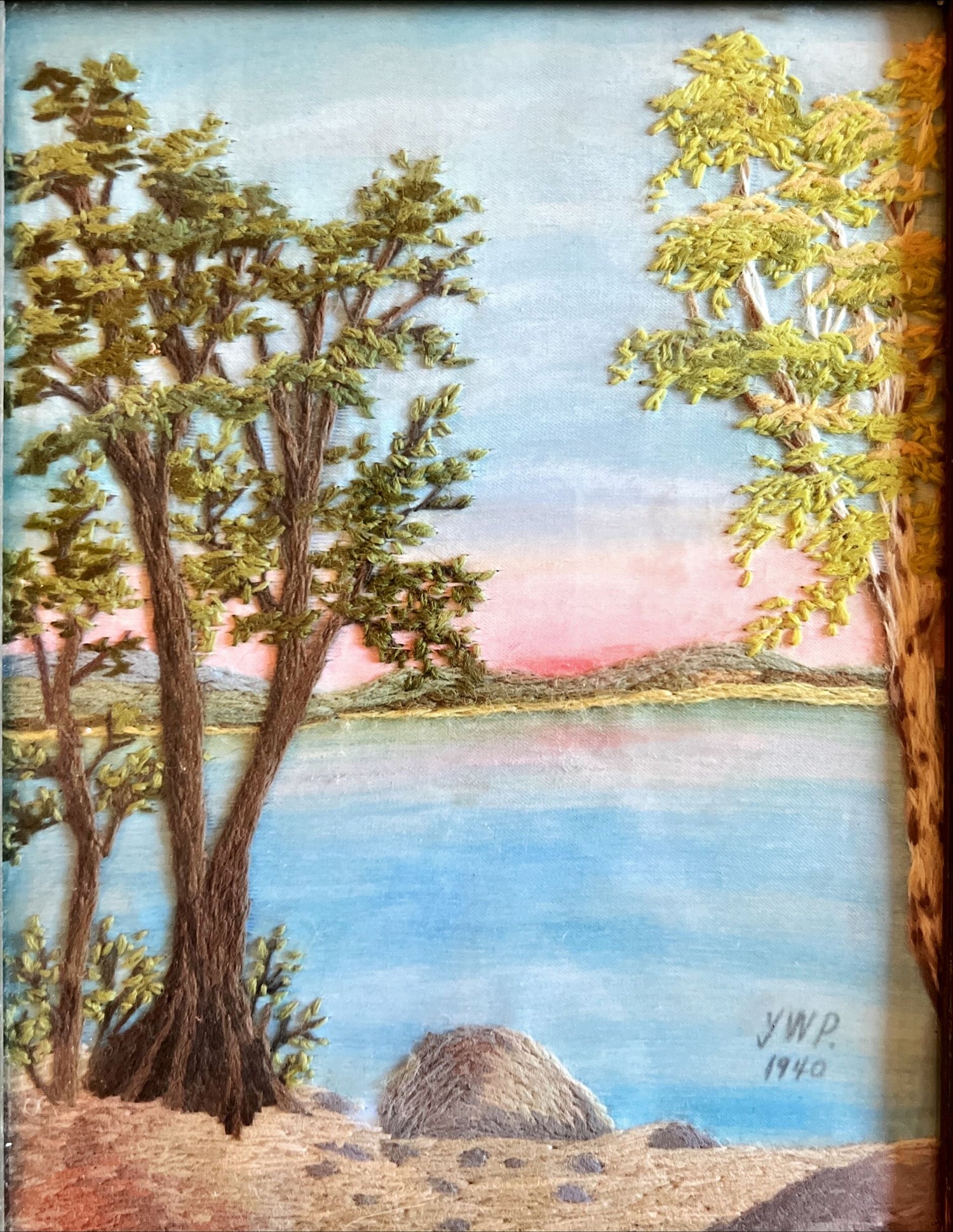 Craft work, Embroidery, Material: Textile, Y.W.P., Art view