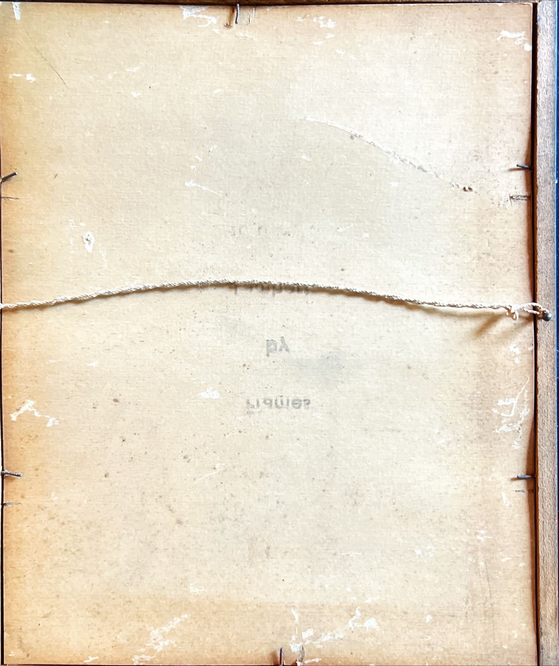Ephemera, Document, Certificates, U.S. Navy, Certificate USS Langfitt, 1st Crossing 180 Meridian, Back view