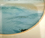 Watercolour painting, Landscape Yvonne, Signature view