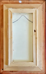 Mixed Media painting, Landscape Leo Mallet, Back view