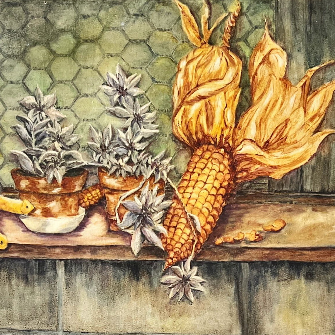 Oil painting, Still Life Unknown Artist, Cover view