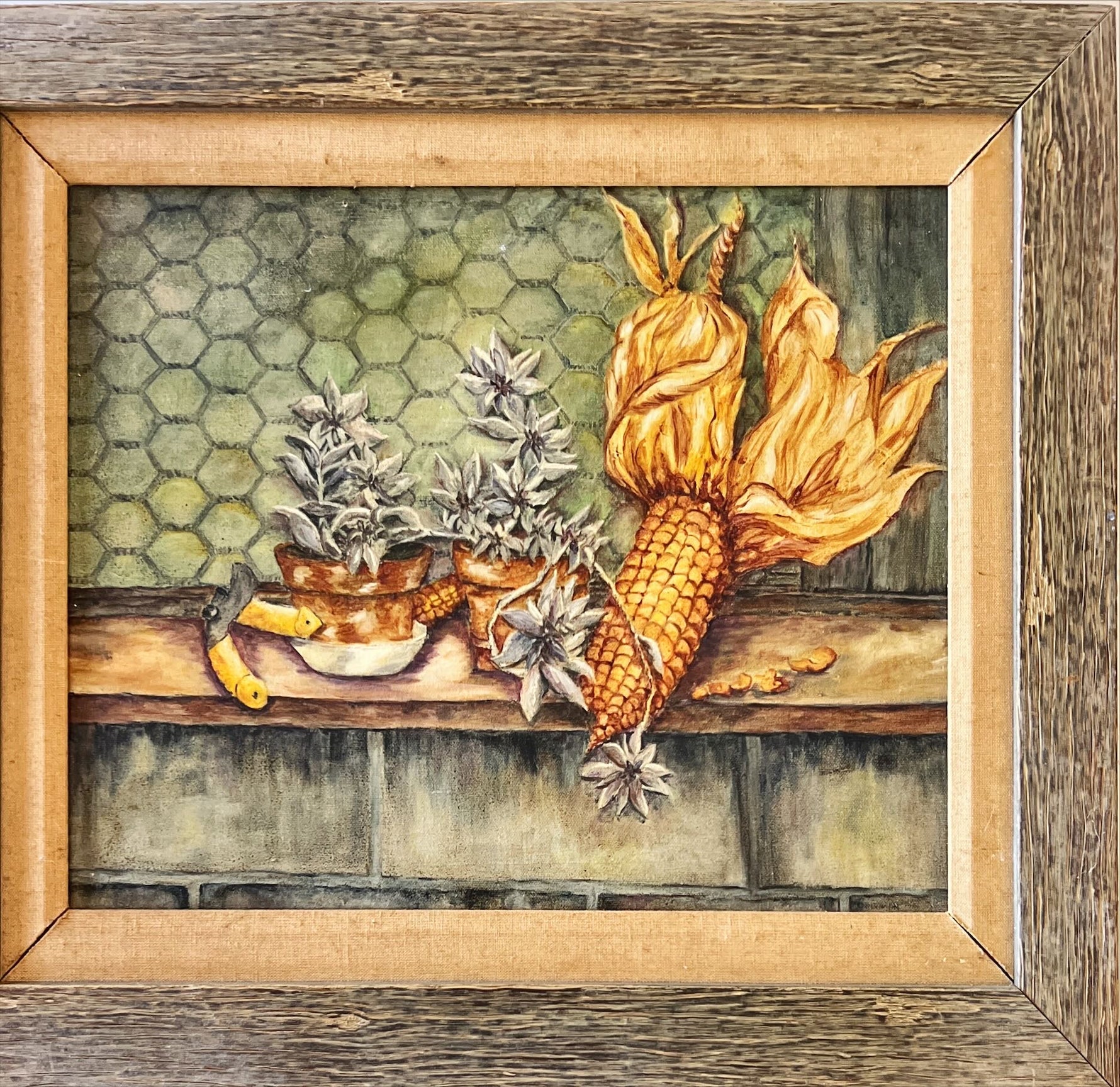 Oil painting, Still Life Unknown Artist, Front view