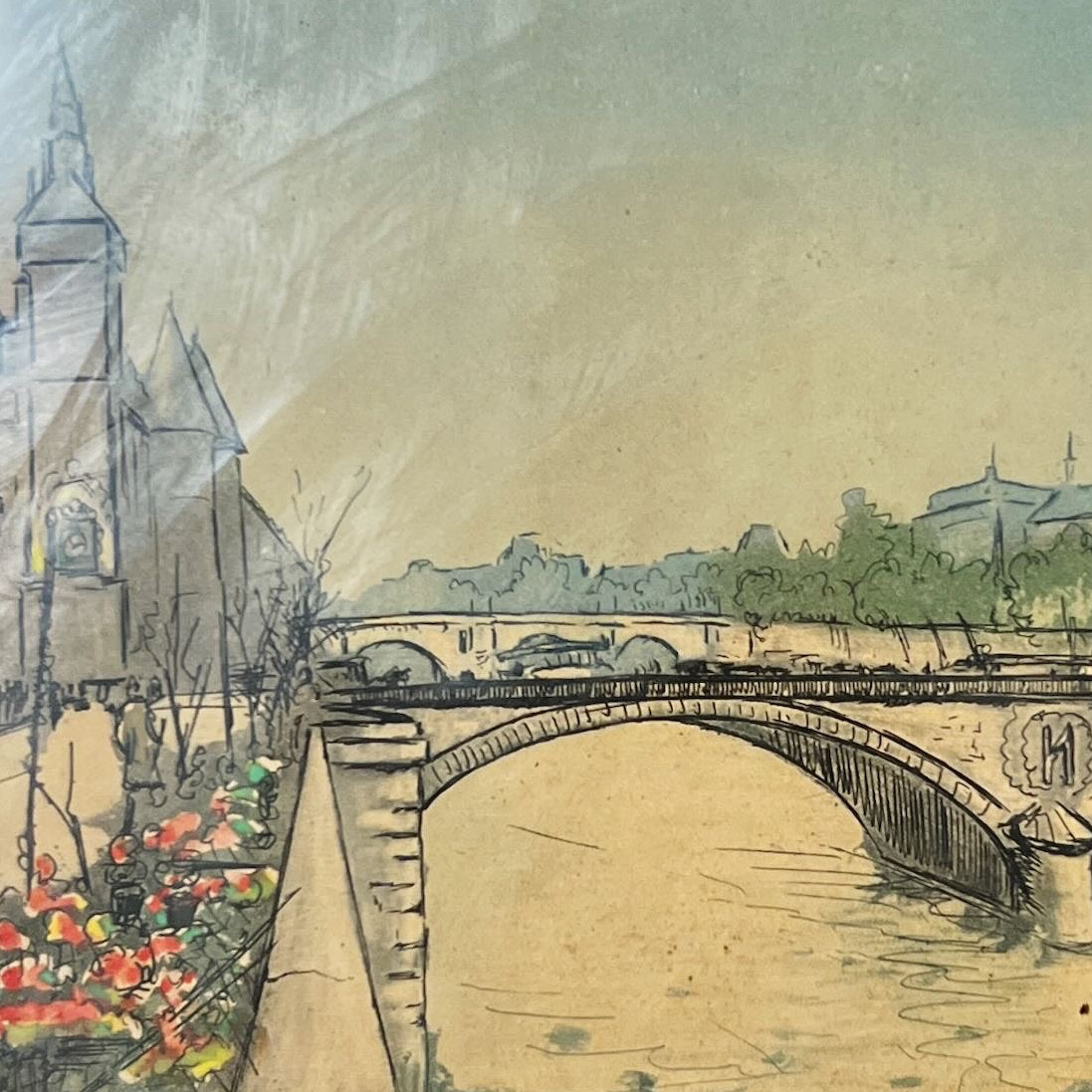  painting, Landscape Unknown Artist, Cover view