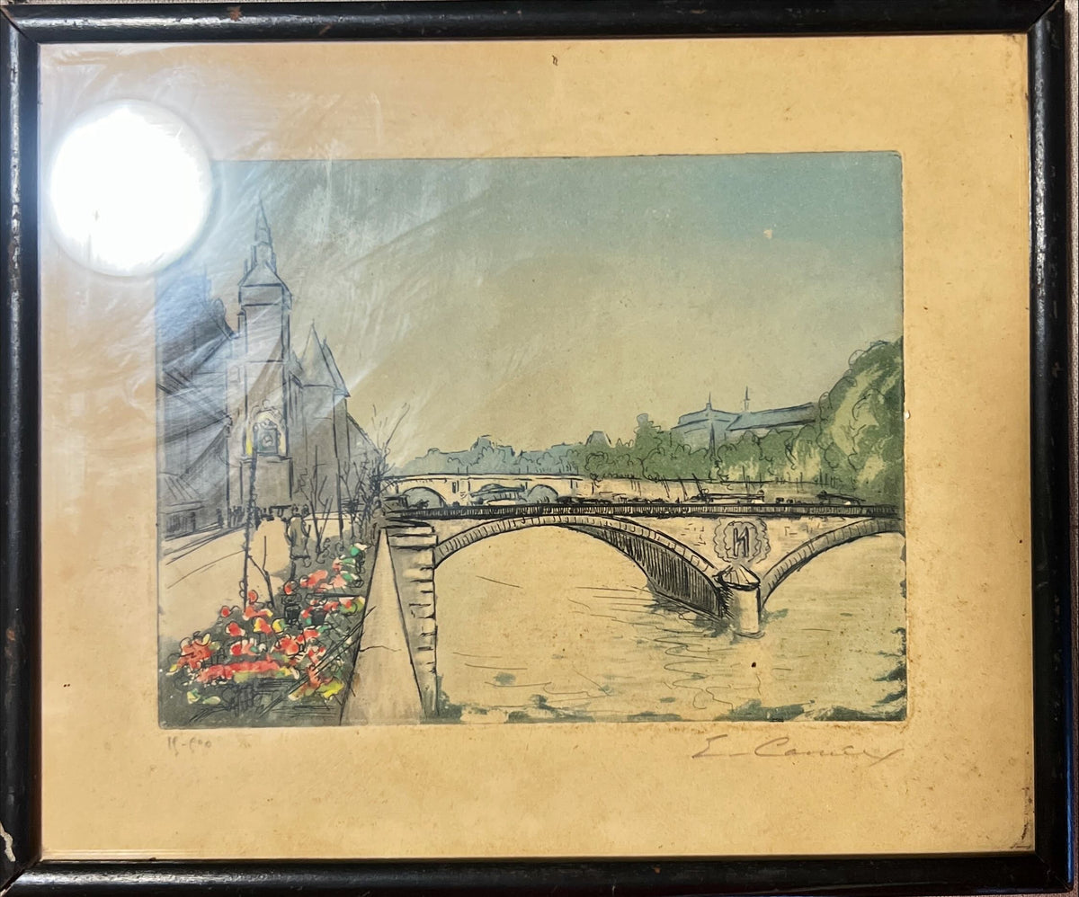  painting, Landscape Unknown Artist, Front view