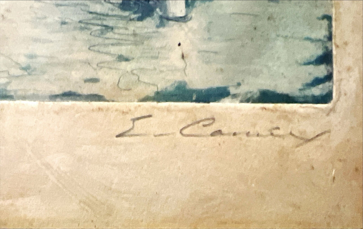  painting, Landscape Unknown Artist, Signature view