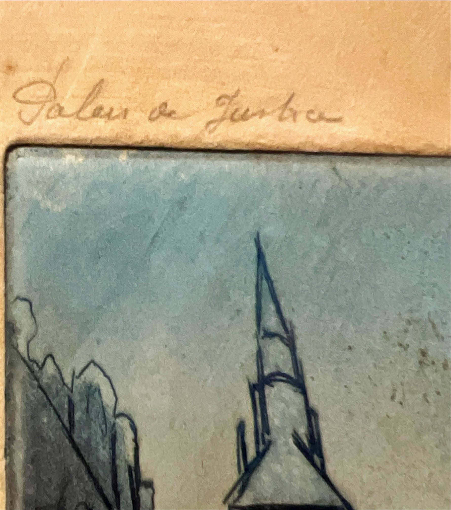  painting, Landscape Unknown Artist, Title view