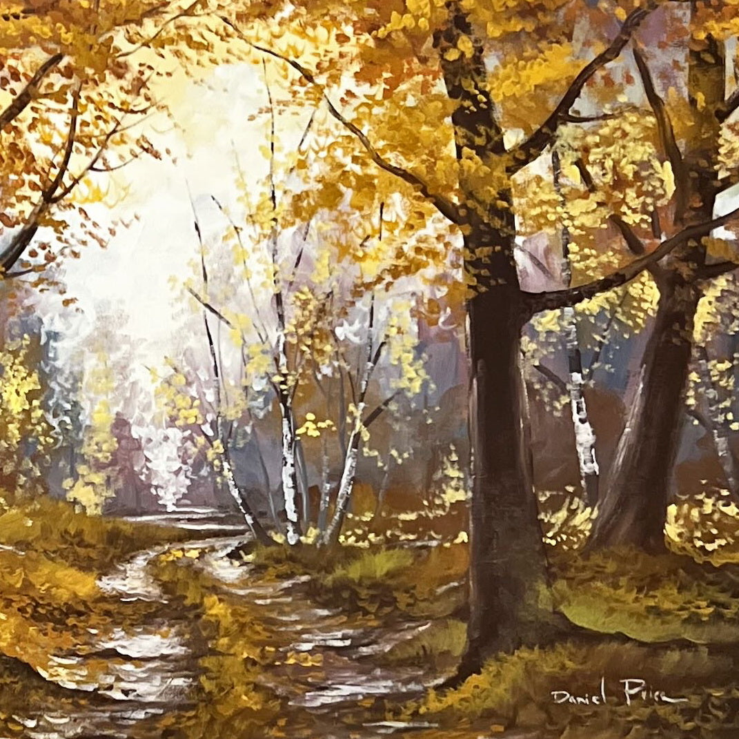Oil painting, Landscape Daniel Price, Cover view