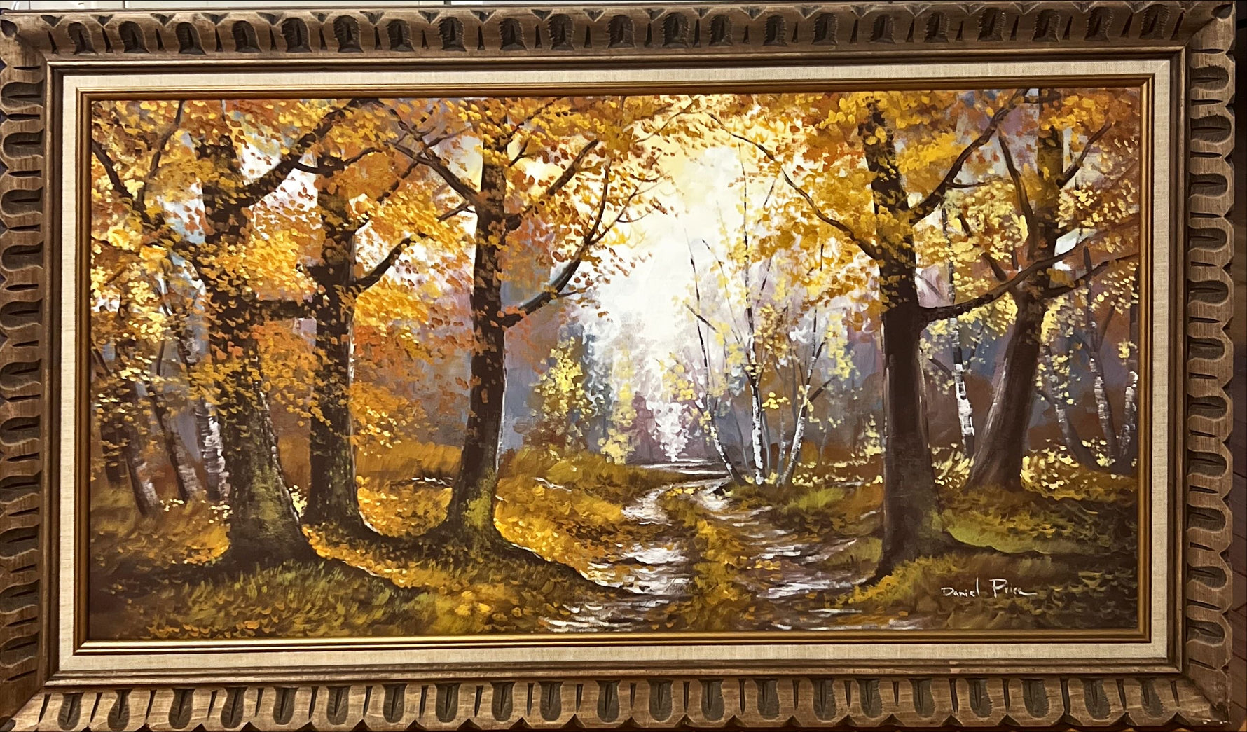 Oil painting, Landscape Daniel Price, Front view