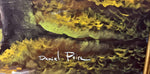 Oil painting, Landscape Daniel Price, Signature view