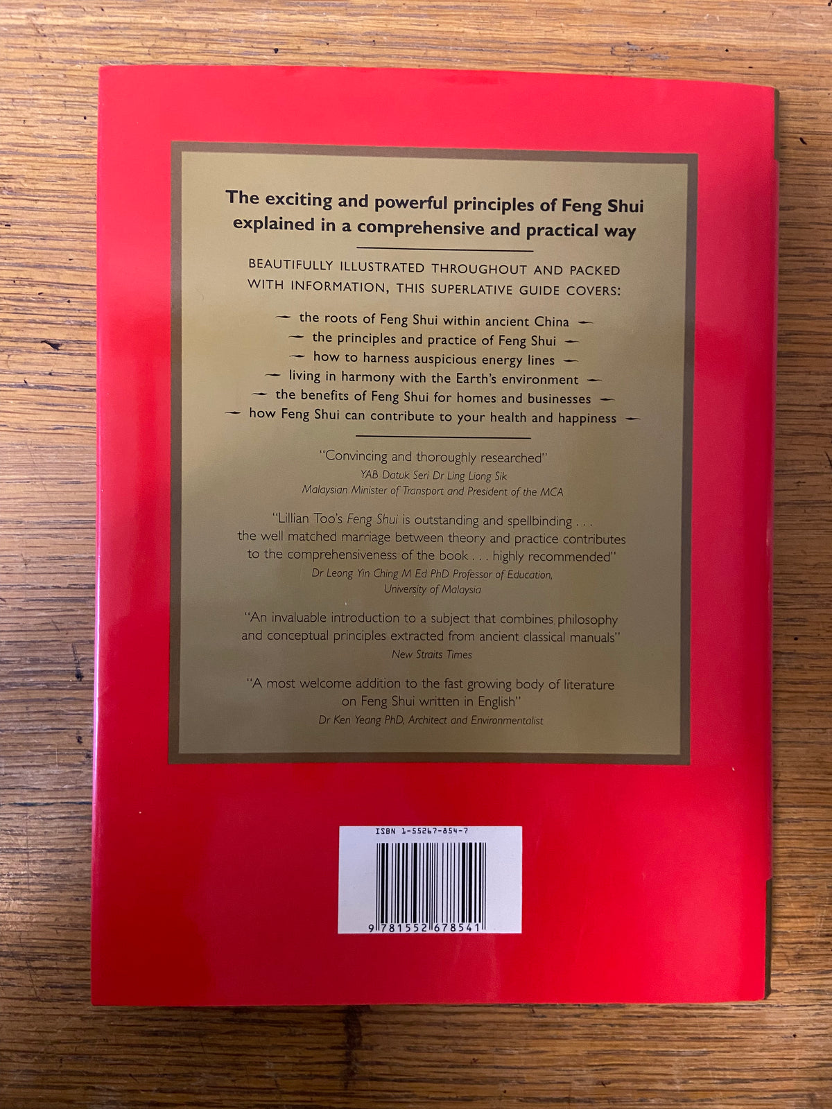 Book, Home, Decor, Lillian Too, The Complete Guide to Feng Shui, Back view
