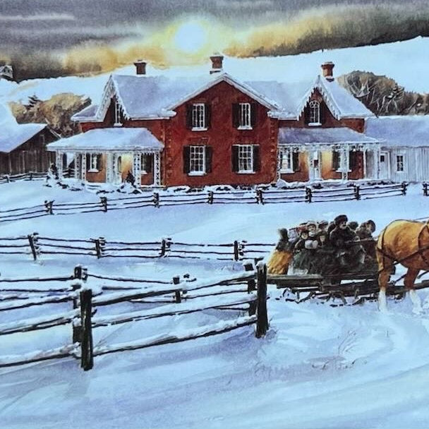 print, Winterscape Walter Campbell, Cover view