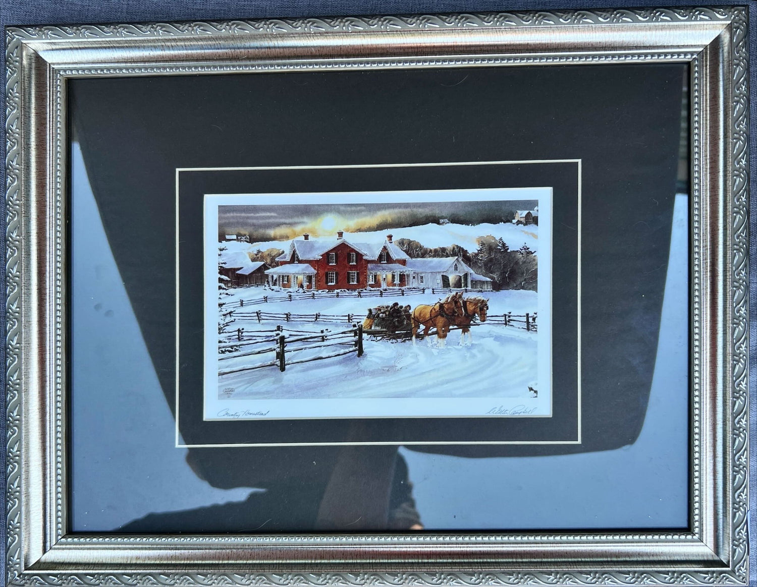 Print, Winterscape, Walter Campbell, Front view