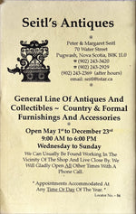 Booklet, Collectibles, Reference, Ed. Ingrid Haworth, The Maritime Antique Dealers & Services Guide, 18th edition, Back view
