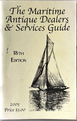 Booklet, Collectibles, Reference, Ed. Ingrid Haworth, The Maritime Antique Dealers & Services Guide, 18th edition, Front view