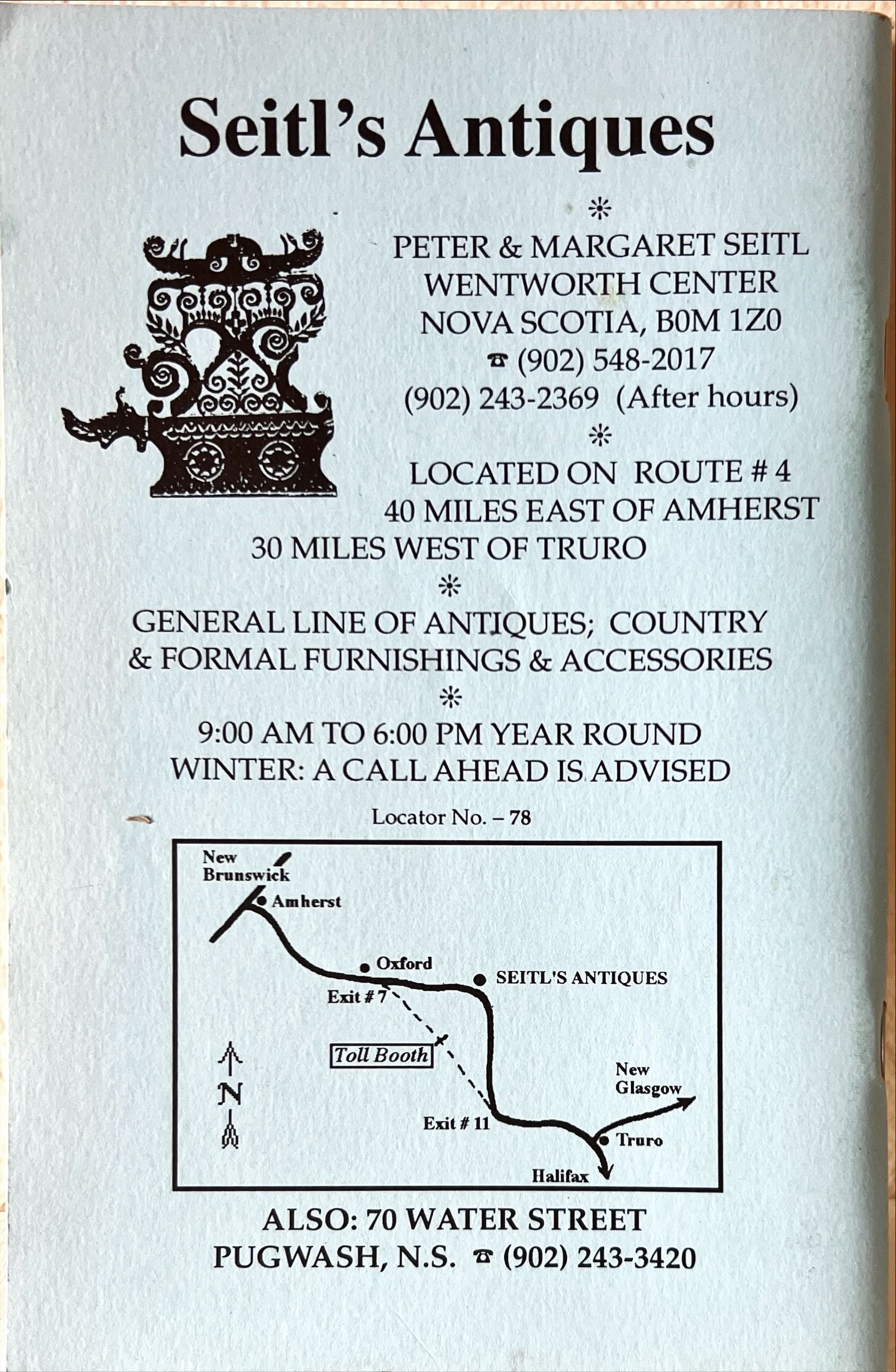 Booklet, Collectibles, Reference, Ed. Ingrid Haworth, The Maritime Antique Dealers & Services Guide, 16th edition, Back view