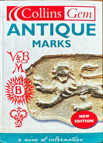 Book, Antique, Collectibles, Anna Selby and The Diagram Group, Collins Gem Antique Marks: A Mine if Information, Front view