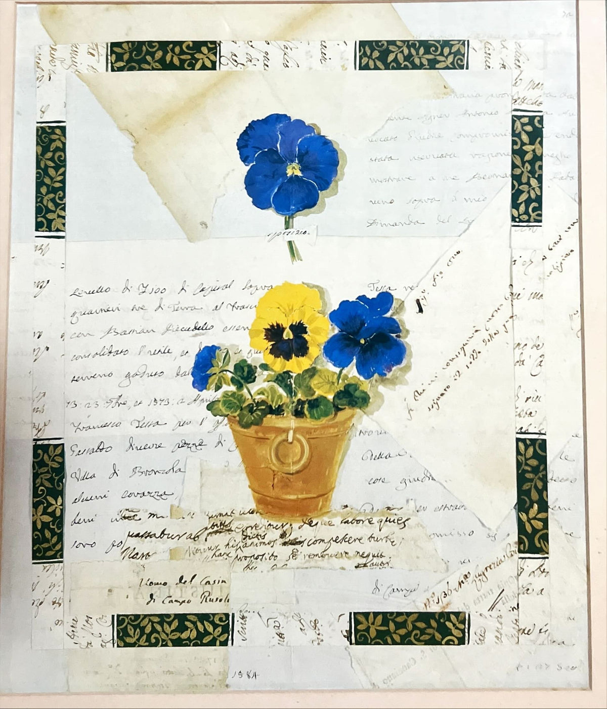 Print, Floral, Unknown Artist, Art view