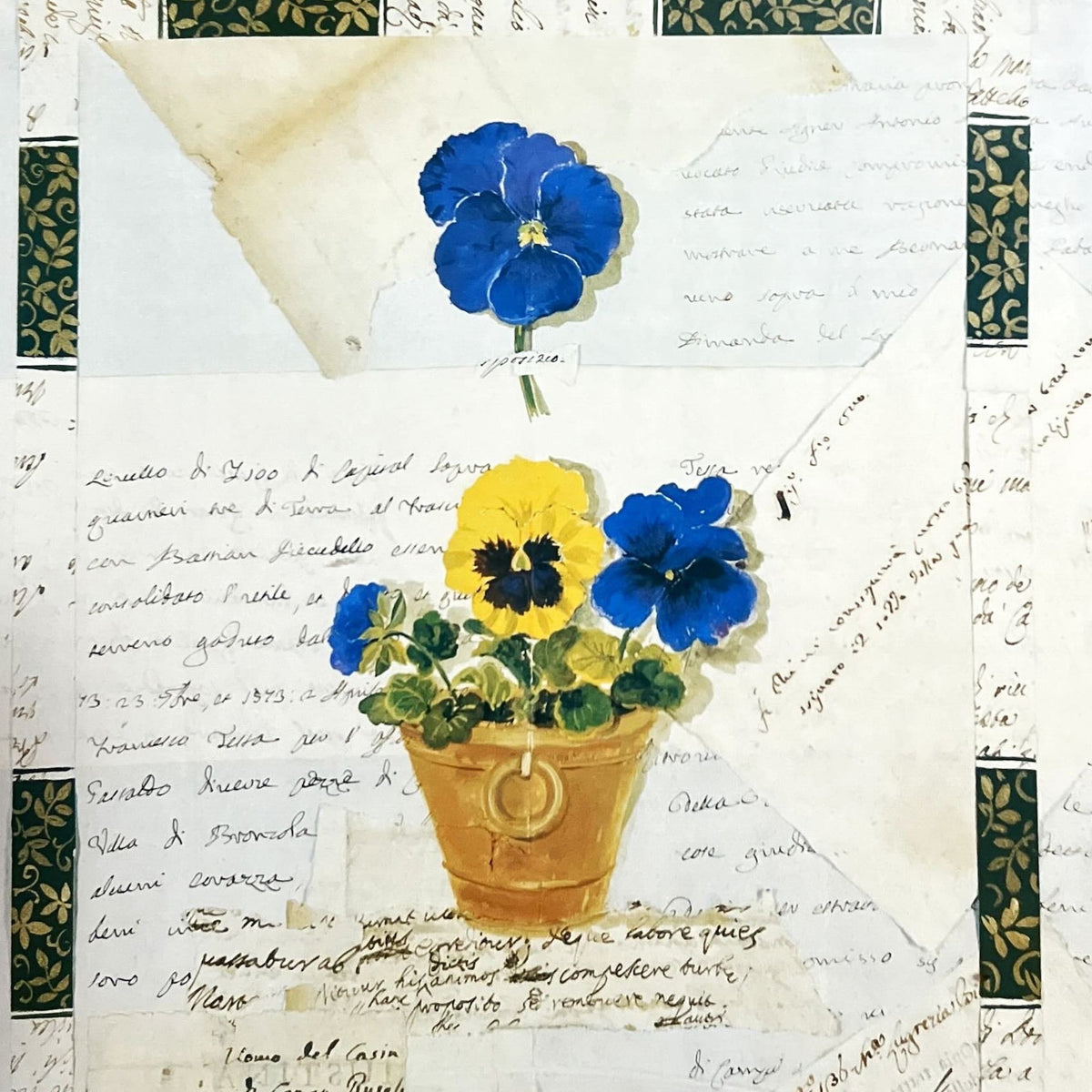 print, Floral Unknown Artist, Cover view