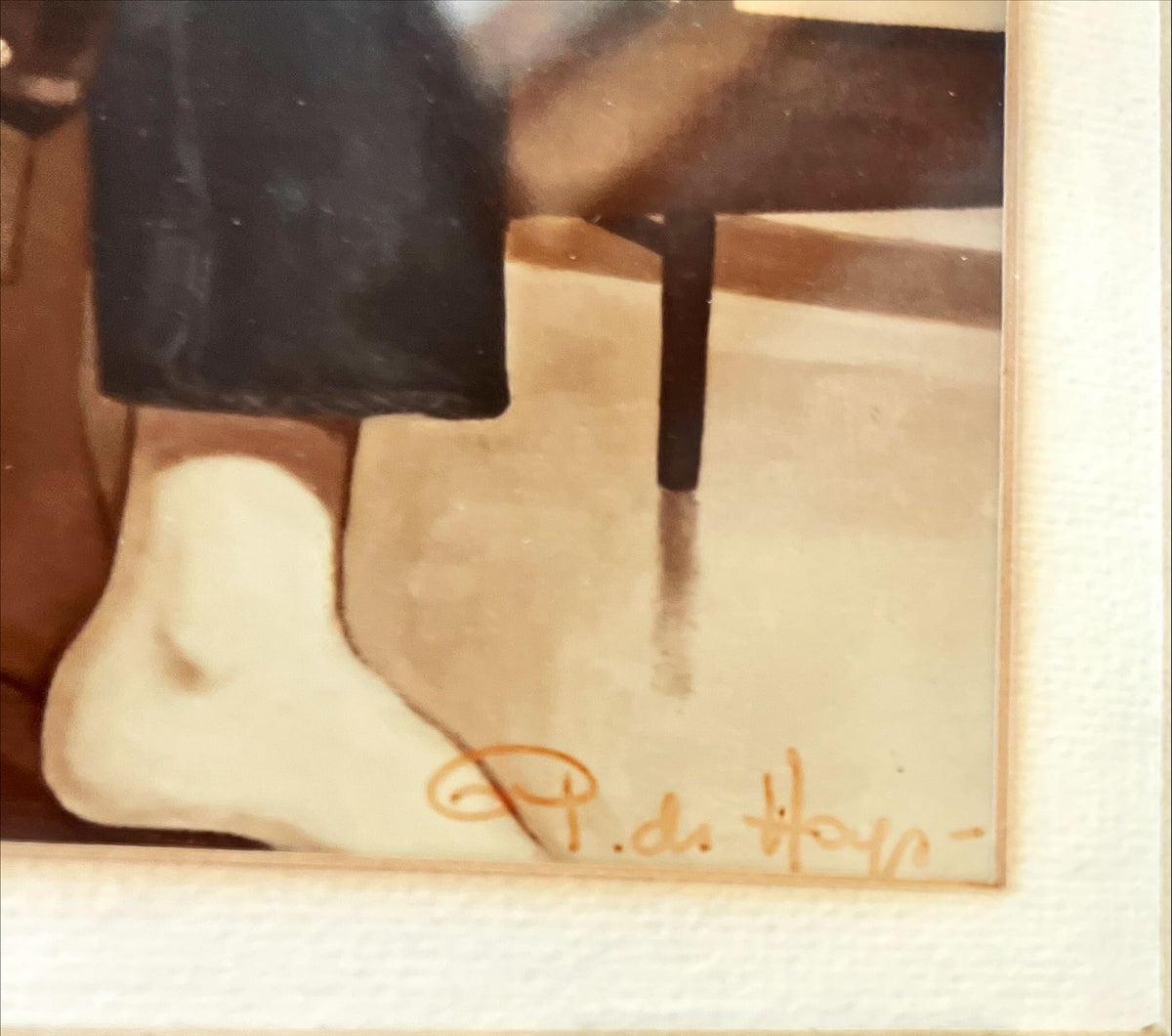 Print, Portrait, Paul des Hayes, Signature view