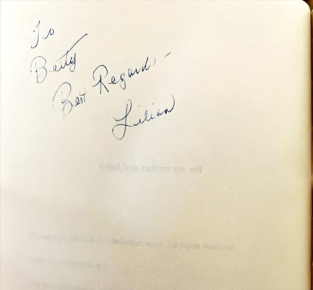 Book, Biography, Memoir, Literature, Lilian Ralph-Belanger, The Flower of the Flock, Signature view