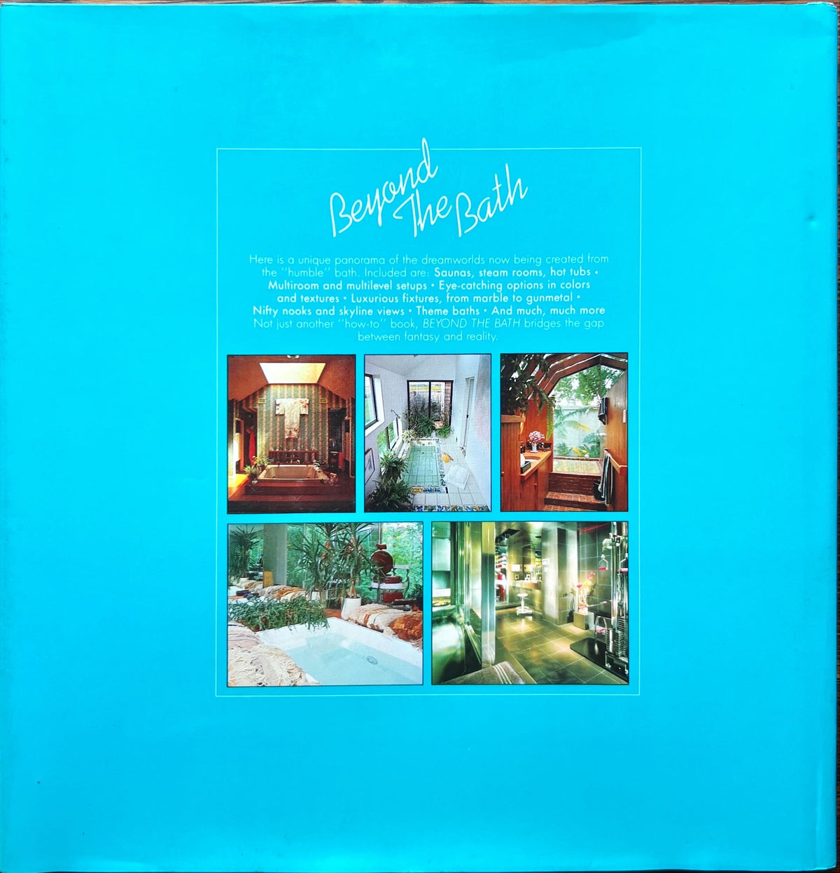 Book, Design, Decor, Home, Interior, Thomas Cowan, Beyond the Bath: Dreamers Guide, Back view