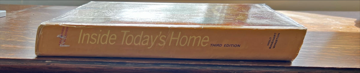 Book, Design, Decor, Home, Interior, Ray Faulkner and Sarah Faulkner, Inside Today’s Home, Spine view