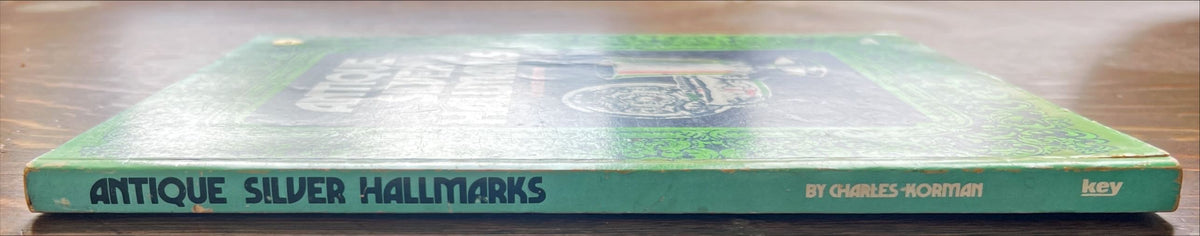 Book, Antique, Collectibles, Charles Korman, Antique Silver Hallmarks, Spine view