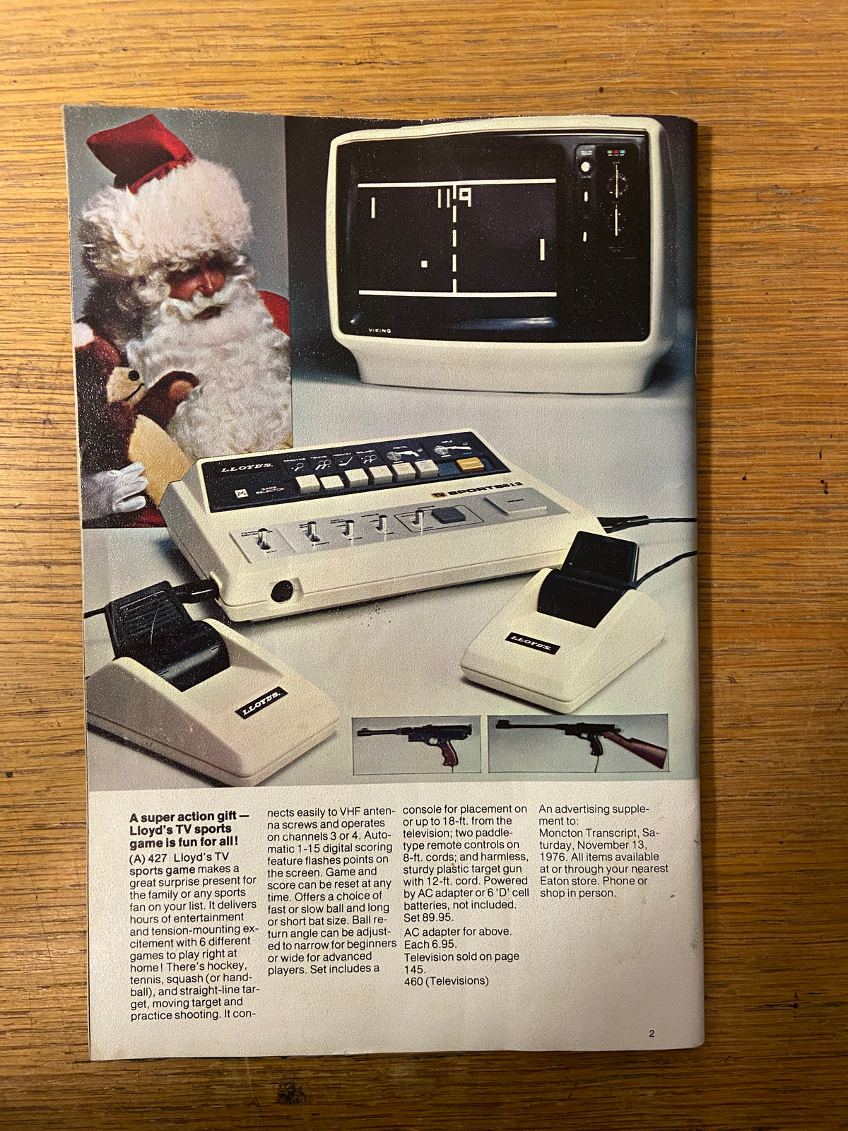 Catalogue/Reference, Fashion, Eaton’s, November 1976 Eaton’s Gift Ideas For A Christmas to Remember, Back view