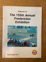 Program, Atlantic Canada, Canada, History, , The 155th Annual Fredericton Exhibition September 6-11 , 1981, Front view