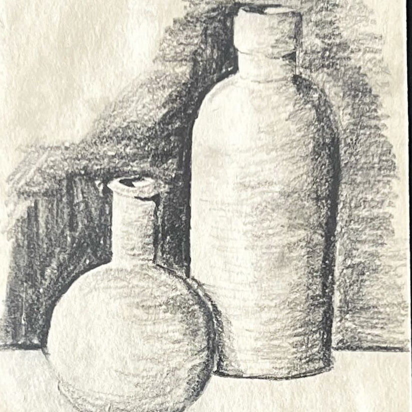 Pencil painting, Still Life Bob Peterson, Cover view