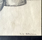Pencil painting, Still Life Bob Peterson, Signature view
