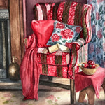 Watercolour painting, Interior Pat Strang, Cover view