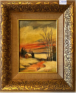 Acrylic painting, Landscape Peter Downey, Front view