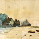 Watercolour painting, Landscape A.B.B., Cover view