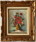 Mixed Media painting, Floral Raymund, Front view