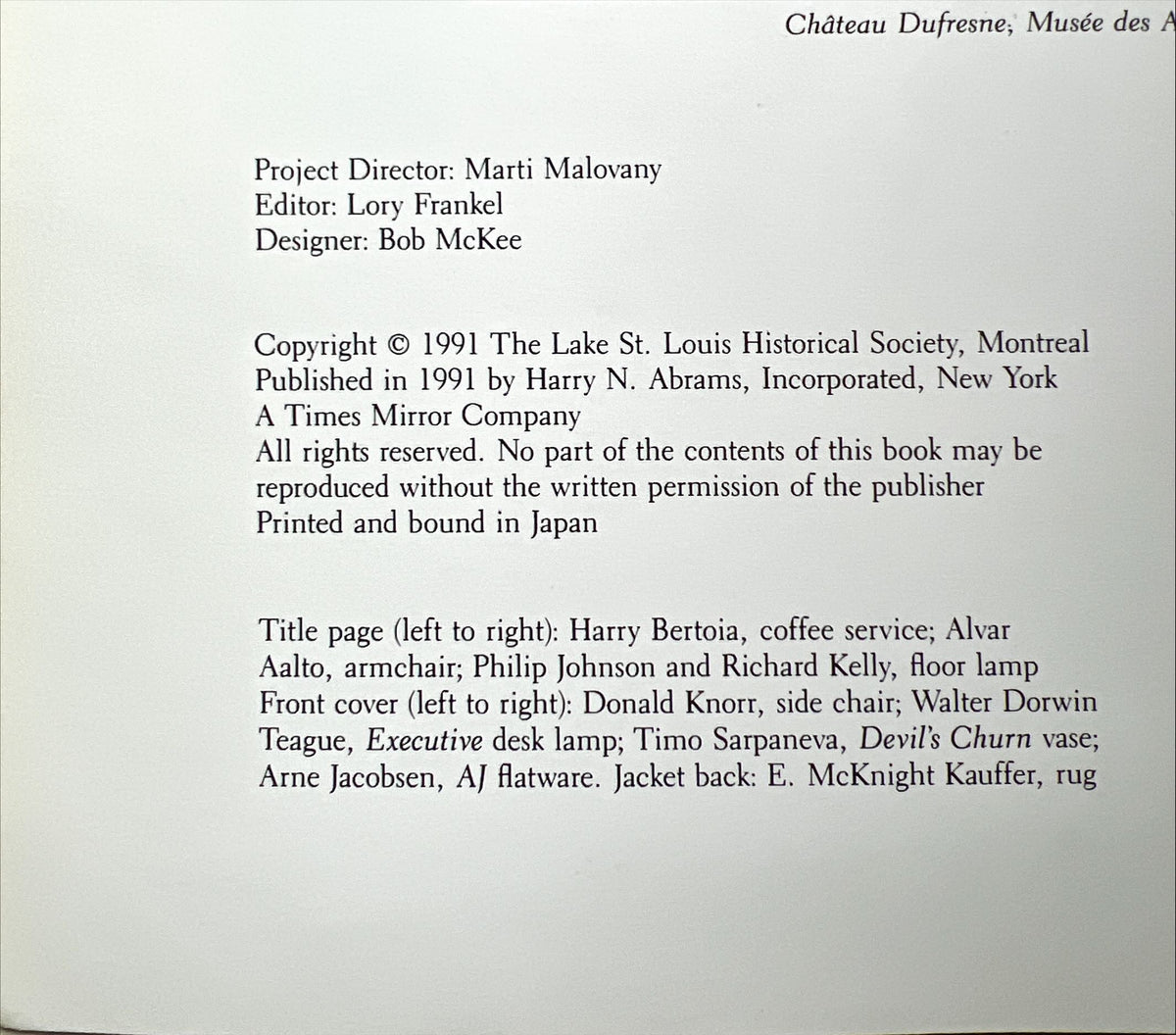 Book, Design, Decor, Ed. Martin Eidelberg, Design 1935-1965: What Modern Was, Inside view