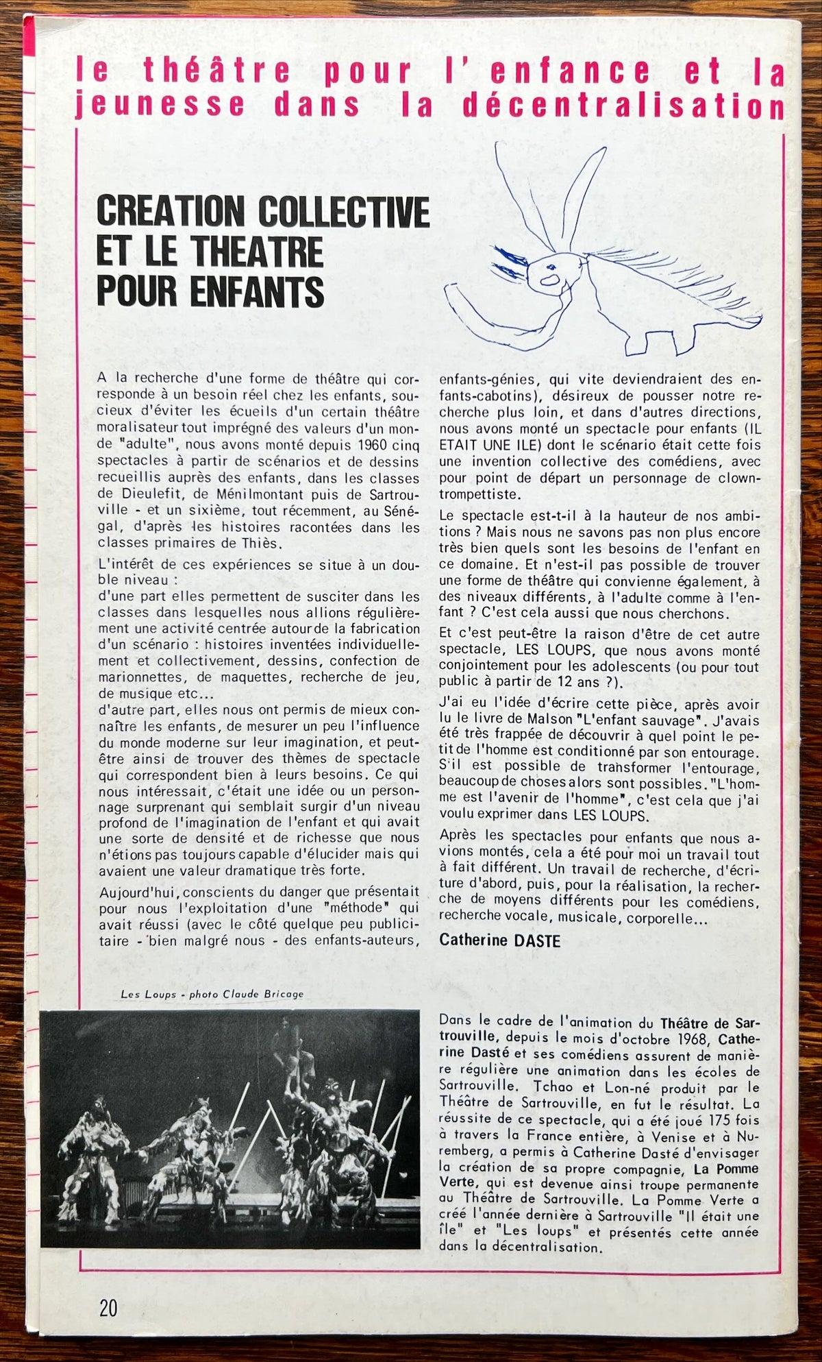 Magazine, Arts, L’Association Technique Pour L’Action Culturelle, atac Informations, Decembre 1970, numero: 27, Back view