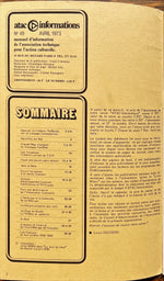 Magazine, Arts, L’Association Technique Pour L’Action Culturelle, atac Informations, avril 1973,  numero: 49, Inside view