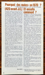 Magazine, Arts, L’Association Technique Pour L’Action Culturelle, atac Informations, mars 1970,  numero: 21, Back view