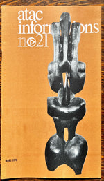 Magazine, Arts, L’Association Technique Pour L’Action Culturelle, atac Informations, mars 1970,  numero: 21, Front view