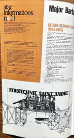 Magazine, Arts, L’Association Technique Pour L’Action Culturelle, atac Informations, mars 1970,  numero: 21, Inside view