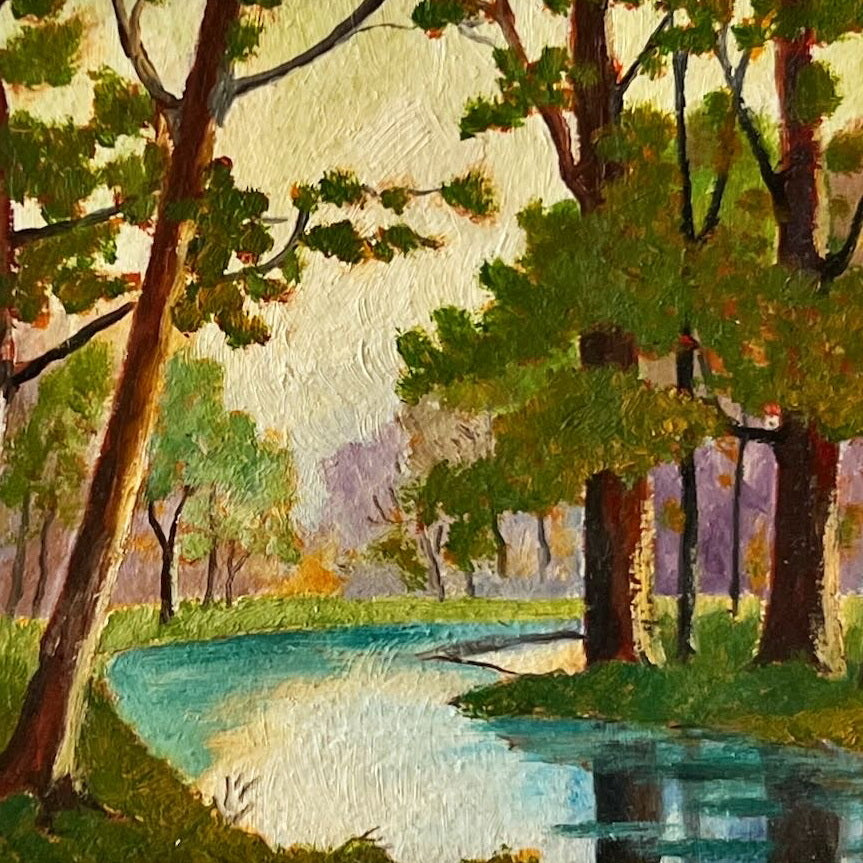 Mixed Media painting, Landscape Peter Downey, Cover view