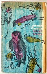Book, Science, Education, Ardrey Robert, African Genesis: A Personal Investigation into the Animal Origins and Nature of Man, Back view