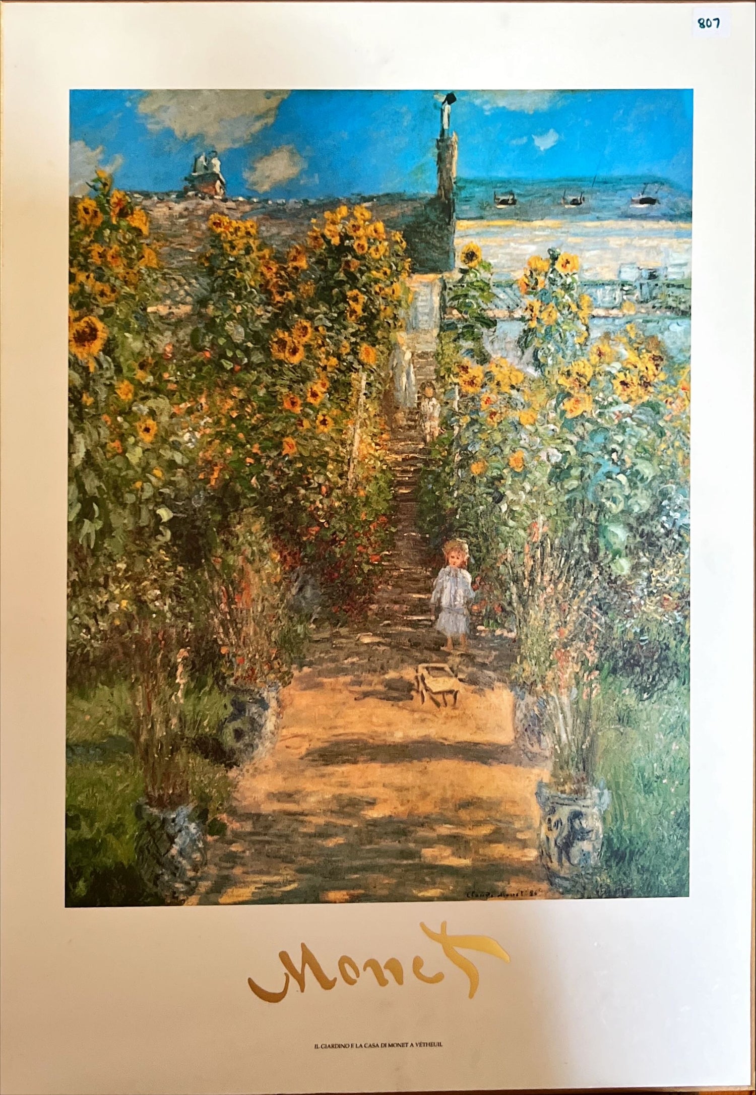 Print, Genre Scene, Claude Monet, Front view