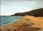 Mixed Media painting, Landscape, Lighthouses Unknown Artist, Art view