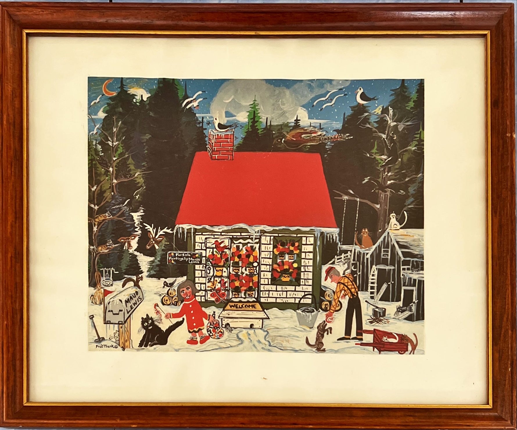Print, Genre Scene, Folk, Fred Trask, Front view