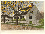 Mixed Media painting, Landscape, Cottages Carol Collette, Art view