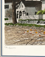 Mixed Media painting, Landscape, Cottages Carol Collette, Edition view