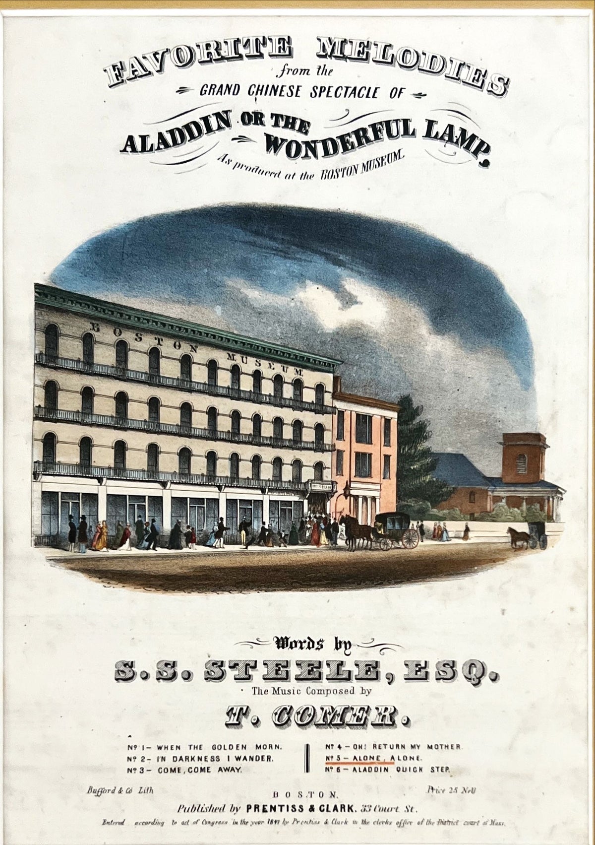 Print, Advertisement, Architecture, Buildings, Bufford & Co., Art view