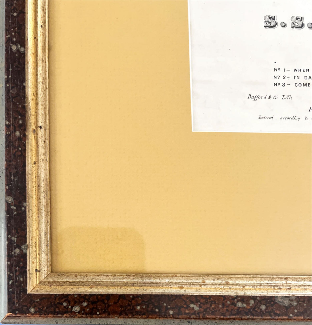 Print, Advertisement, Architecture, Buildings, Bufford & Co., Damage view